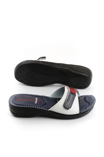 GEZER Yazlık Ayarlanabilir Cırtlı Kadın Terlik