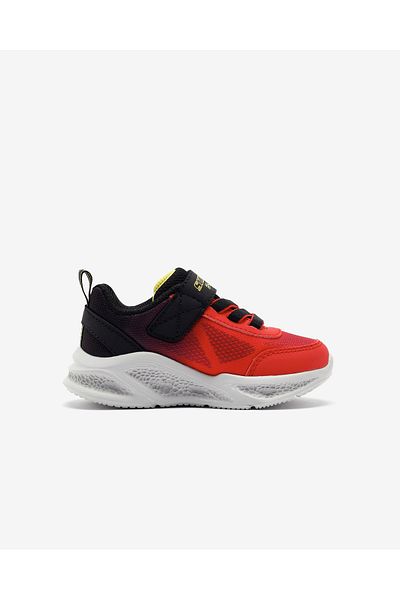 SKECHERS Krendox Meteor-lights – Rot beleuchtete Sportschuhe für Jungen 401495 n Rdbk