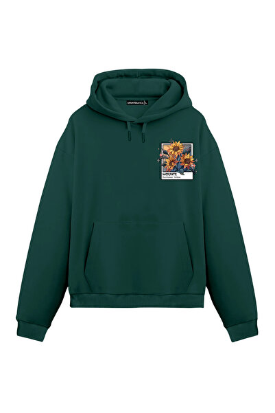 Mounte Bianca Unisex Girasole - Obična majica sa kapuljačom