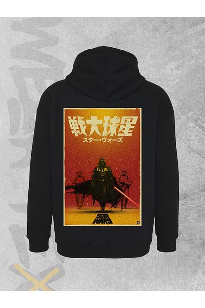 WEARTEX Unisex Star Wars Printed Hooded Sweatshirt