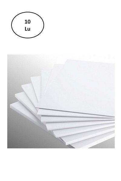 Rasanet Puti 4148 Model Cardboard 50X70 Cm 3 mm White