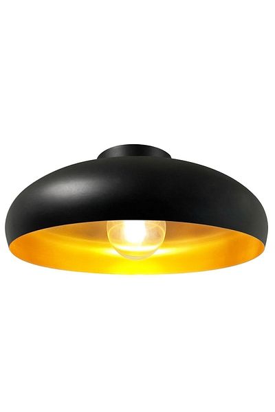 Bamyum Androa Black Plafonier - Interior Color Gold Indoor Lighting Decorative Kitchen Hall Cafe Office Hotel