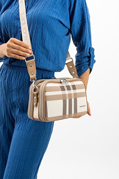 Just Polo KADIN OMUZ ÇANTASI 9001 EKOSE