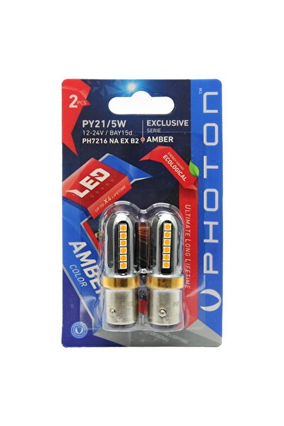 Photon P21/5W Turuncu Çift Duy Led PH7216 NA EX