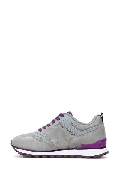 Hammer Jack Uruguay Genuine Leather Ciment-purple Women's Sports Shoes