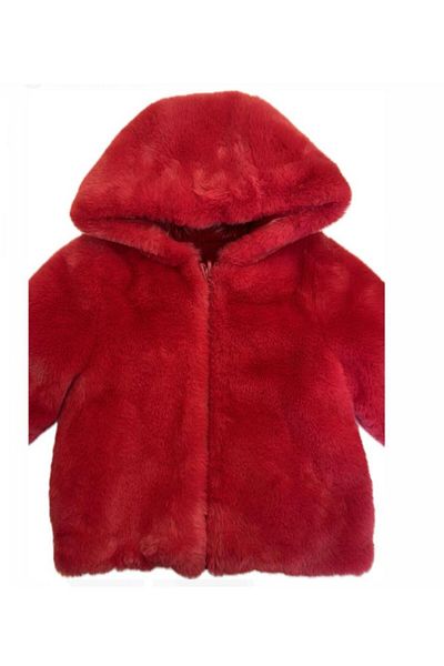 Abel & Lula Abel&lula girl's double-sided fur coat 5870
