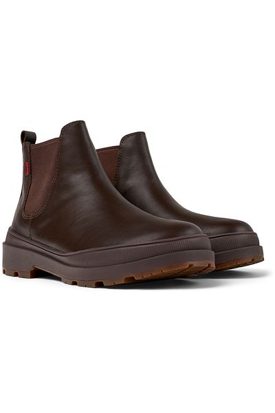 CAMPER حذاء Michelin Brutus Trek Hydroshield الجلدي للرجال - بني K 300484 -004