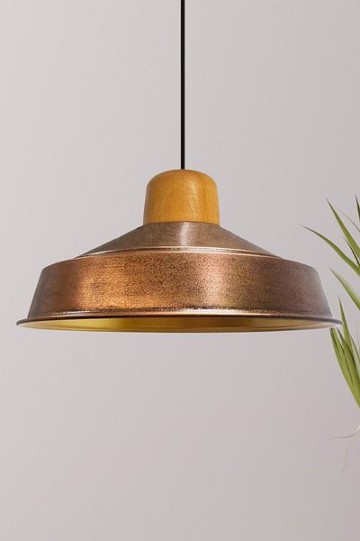 Bamyum Retro Patina Nobility Chandelier Wooden Head - Lamp Pendant Restaurant Living Room Lighting