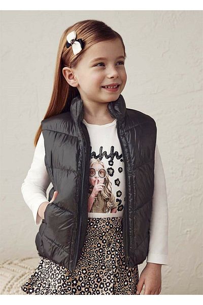 MAYORAL Girl's Double-Sided Fur Vest 4379