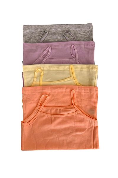 HB TREND Cotton Combed Girl's Solid Color Athlete 4-Piece Comfortable Set
