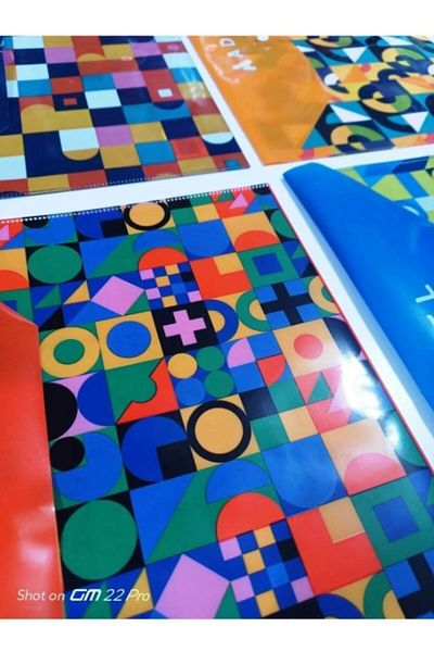 Limmy High Quality Patterned Snap Envelope File - 1Pc