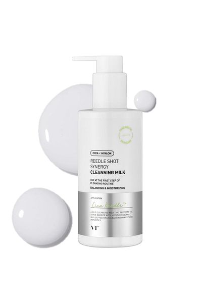 VT COSMETICS VT COSMETICS REEDLE SHOT SYNERGY CLEANSING MILK 200 ml - Čisticí mléko na obličej
