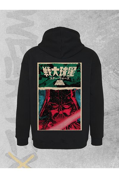 WEARTEX Unisex Star Wars Printed Hooded Sweatshirt