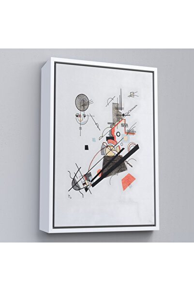 Oxyteez Vasily Kandinsky cu cadru din lemn - Pictură Happy Ascension-7492