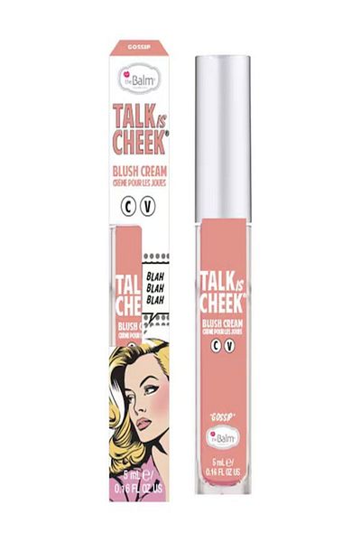 the balm Intense Pigmented Blush Cream - Talk Is Cheek Blush Cheek Cream and Liquid Blush