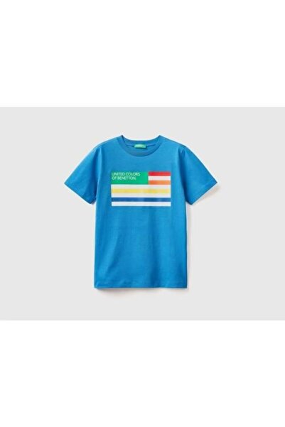 Benetton Çocuk Tişört 3ı1xc10a1