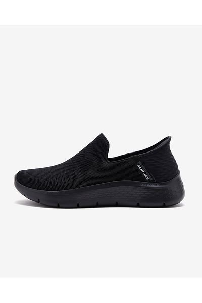 SKECHERS Schwarze Herren-Wanderschuhe - Slipper, flexibel, 216491 BBK