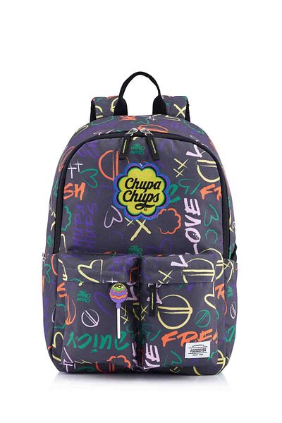American Tourister CHUPA CHUPS CASUAL BACKPACK ASPHALT YELLOW