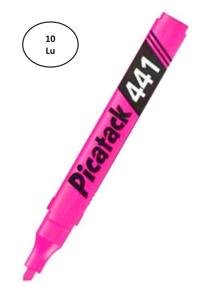 Force Picatack 441 Highlighter Pink 10 pcs