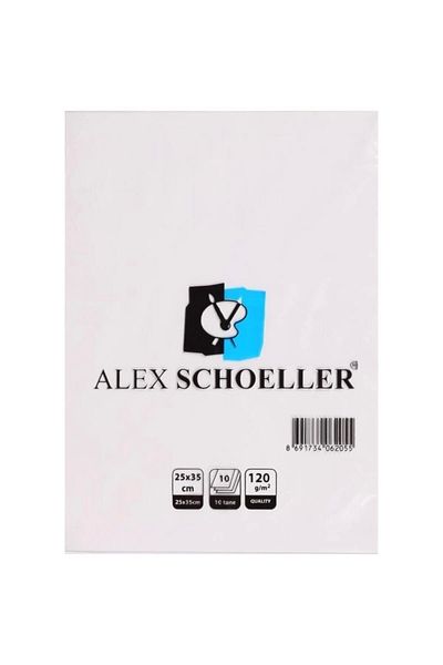 Alex Schoeller Alex Painting Paper (25*35 CM) 120 grams 10 Pieces Bag