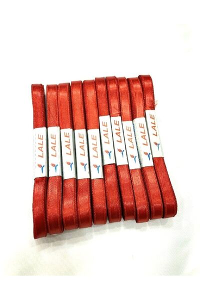 Hobigram Satin Ribbon Full Red Satin Ribbon Width 1 cm (One Ball).. (10 Meters), Ribbon – Ribbon