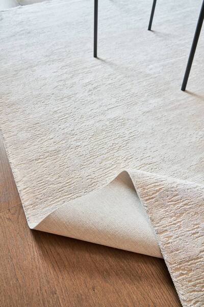 Apex Calista 1731 Gri Modern Viskon Özel Tezgah Halısı