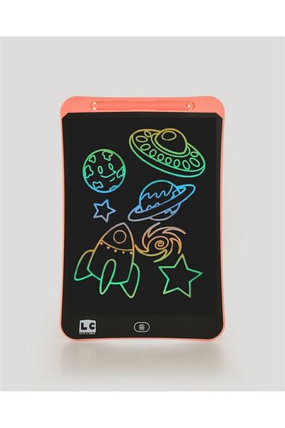 lets be child تابلت رسم رقمي إل سي دي وردي ملون 12 بوصة