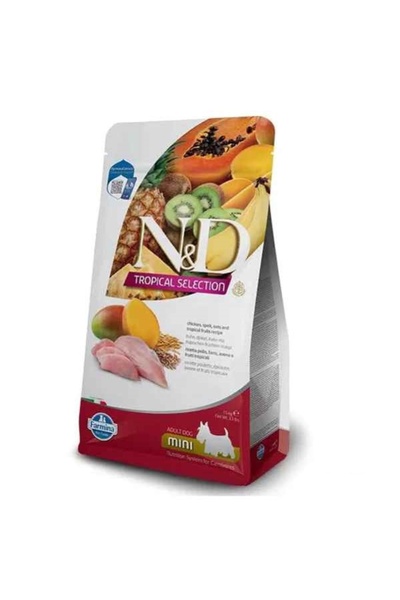 N&D Tropical Selection Tavuklu Küçük Irk Yetişkin Köpek Maması 1,5 Kg