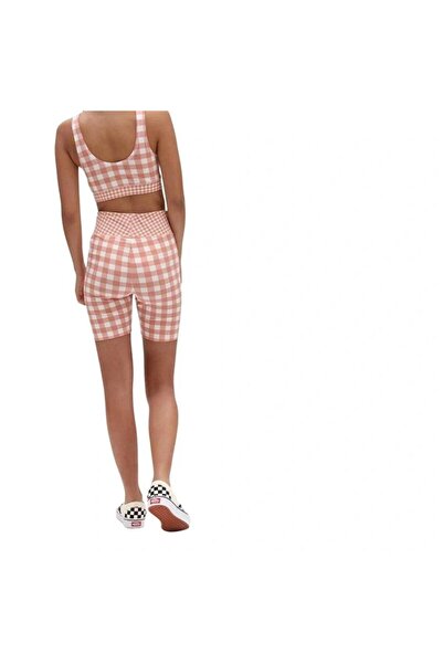 Vans Mixed Up Gingham Pink Shorts Tights