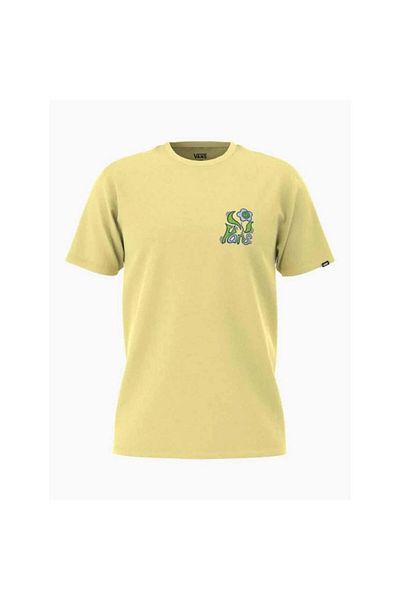 Vans Μπλουζάκι Peace Flower Ss Pale Banana Yellow