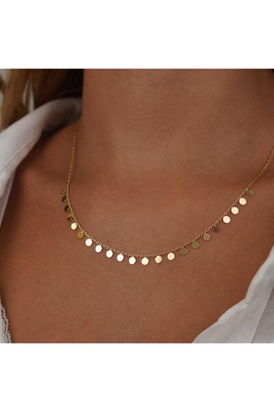 İzgi Kuyumculuk Pullu Kolye