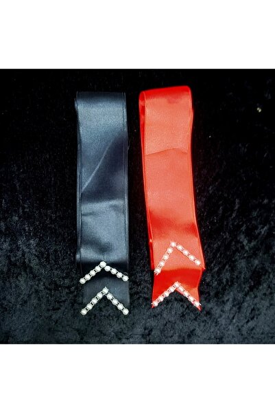 Hobigram Black Red Pearl Jewelry Ribbon Pearl Jewelry Ribbon Width 6 cm Length 2 Meters – Ribbon, Stylish Design