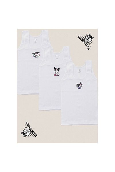 MarkaTurko Asi&cute Printed Passion Girl's Tank Top cu bretele groase Pachet de 3