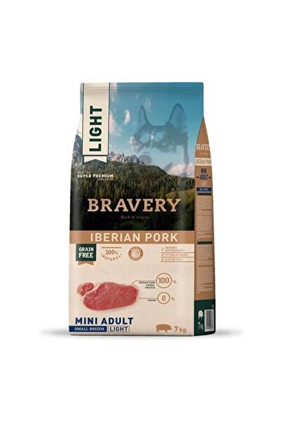 Bravery Light Iberian Domuz Etli Tahılsız Küçük Irk Yetişkin Köpek Maması 2 Kg
