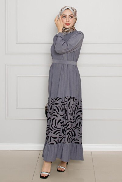 Sevitli Φόρεμα Karin με γκρι σχέδιο