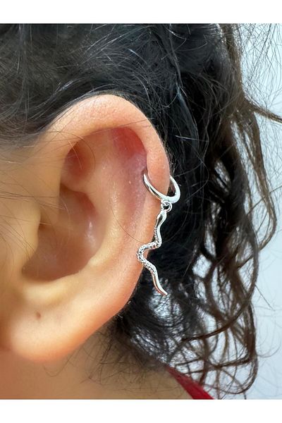 Arescollection 1 Stück Heli̇x Kirdak Lobe Compatible Ring Pi̇ercing Earring