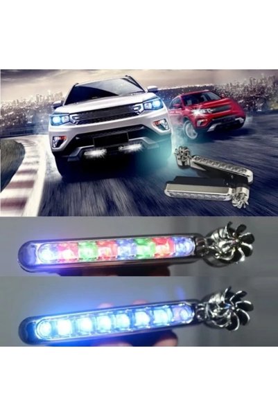 Home Led Çakar Lamba Seti Rgb Rüzgar Enerjili