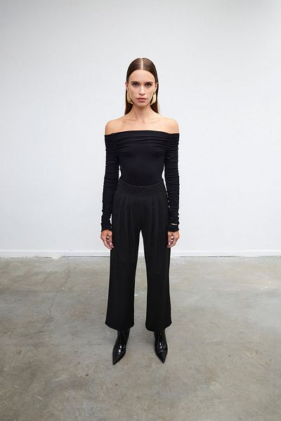 VATKALI Pleated High Waist Trousers