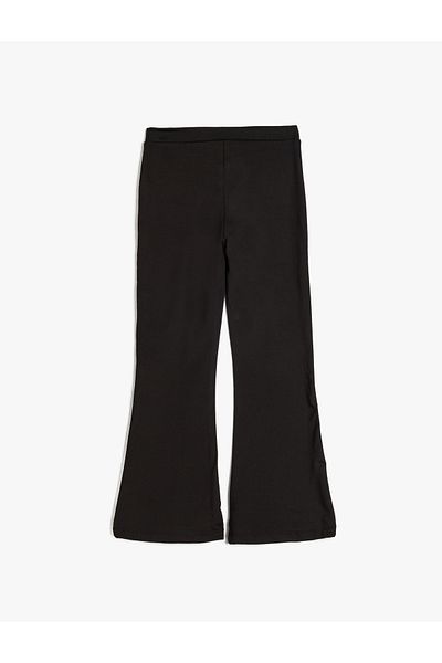 Koton Spanish Leg Basic Trousers - Elastic Waist