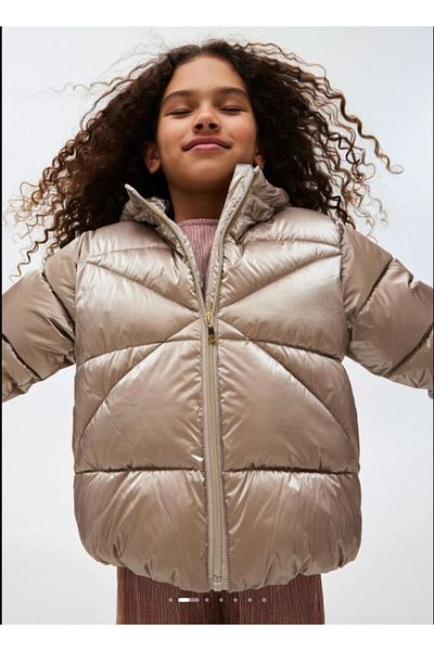 MAYORAL Girl's Padded Coat Sepia 7415