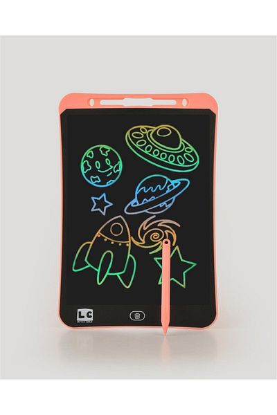 lets be child تابلت رسم رقمي إل سي دي وردي ملون 12 بوصة