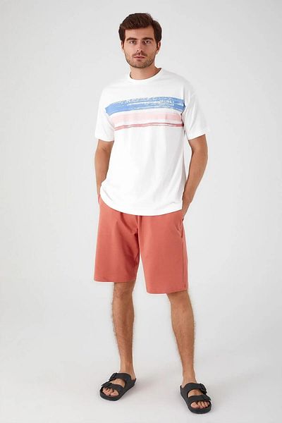 ROLY POLY Men's Cream Bermuda Suit
