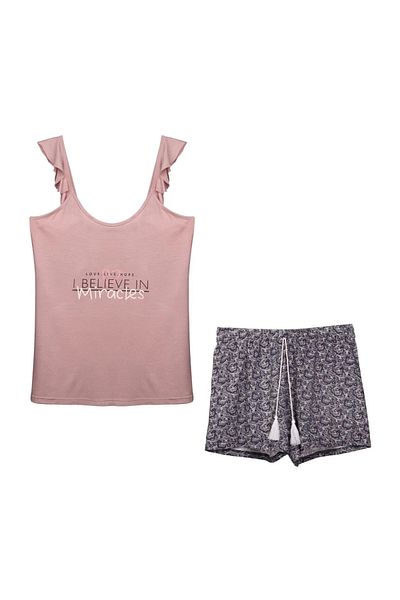 Dominant Sortlu Suit - Patterned Pajamas