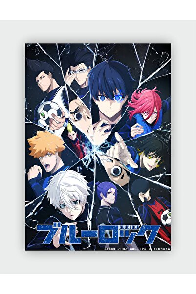 Sticksy Afiş Blue Lock -Mavi Kilit Anime Hd Manga Duvar Posteri - Kalın Kağıt - Çerçevesiz