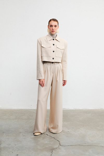 VATKALI Lace-Up Wide Leg Trousers