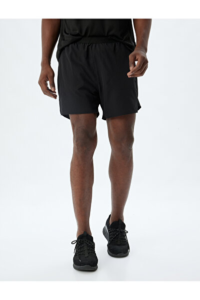 Koton Beli Lastikli Paraşüt Kumaş Kısa İçi Külotlu Cepli Spor Şort