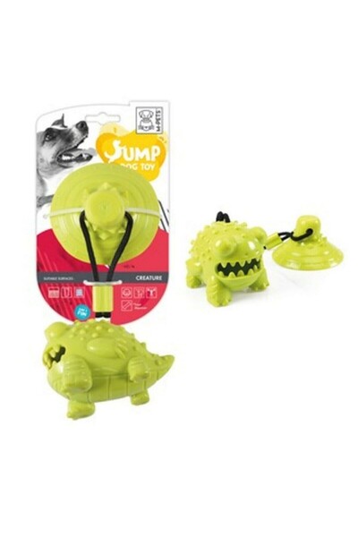 M-PETS Jump Creature Ödül Hazneli Vantuzlu Köpek Oyuncağı