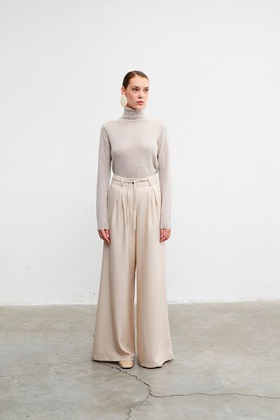 VATKALI Lace-Up Wide Leg Trousers