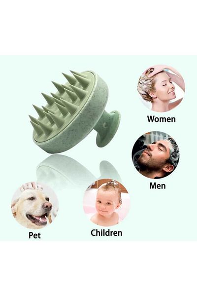 lawrenceshop 3Pcs Scalp Massager:With Soft Brush,For Hair Growth-Women,Man,Pets