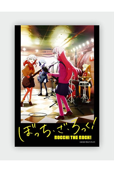 Bocchi The Rock! Anime Hd Manga Wall Poster - Thick Paper - Frameless